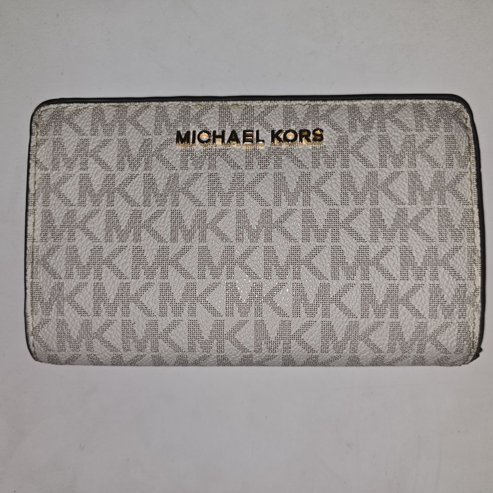 Michael Kors Gray Monogram Wallet
